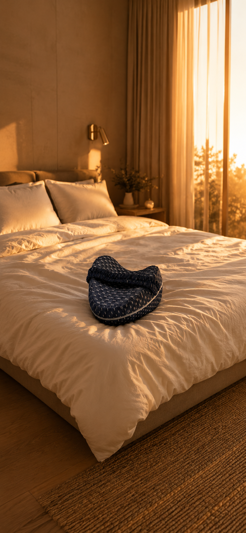 Aurrest™ Ortopedik Bacak Arası Yan Yatış Yastığı – Leg Pillow